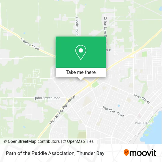 Path of the Paddle Association map