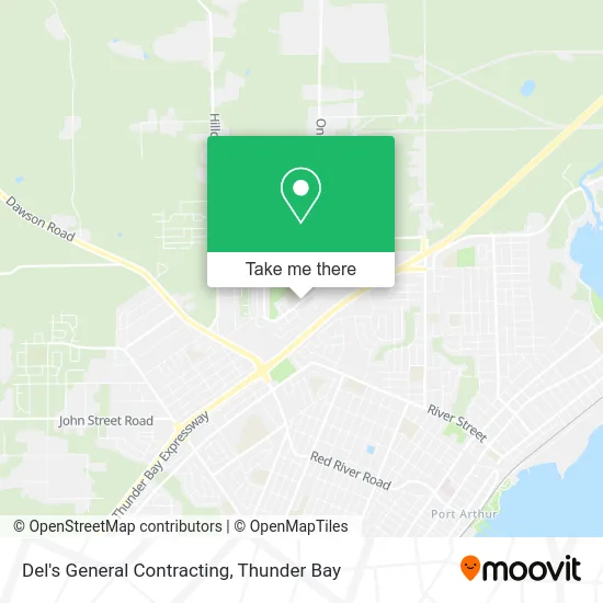 Del's General Contracting map