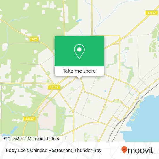 Eddy Lee's Chinese Restaurant map