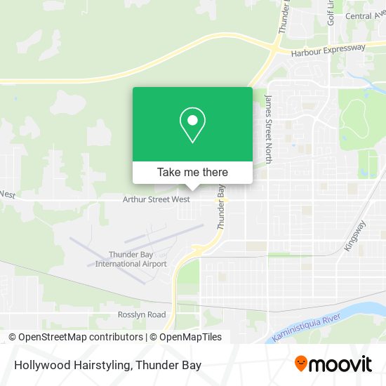 Hollywood Hairstyling map
