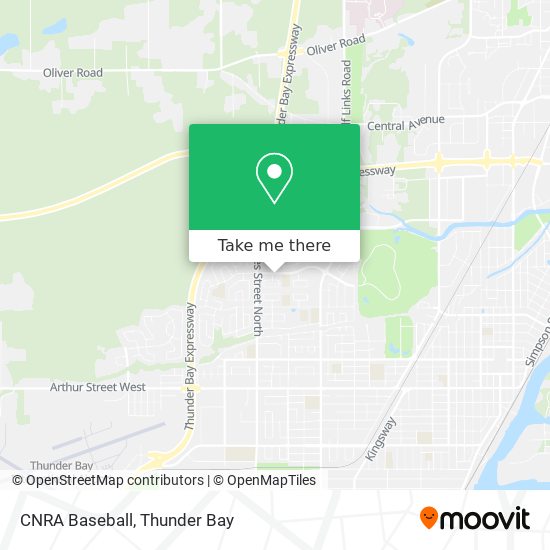 CNRA Baseball map