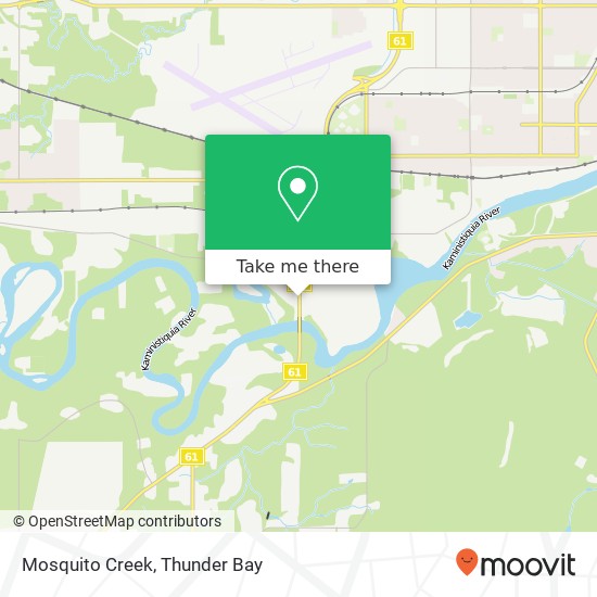 Mosquito Creek map