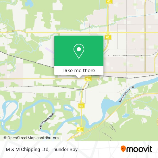 M & M Chipping Ltd map