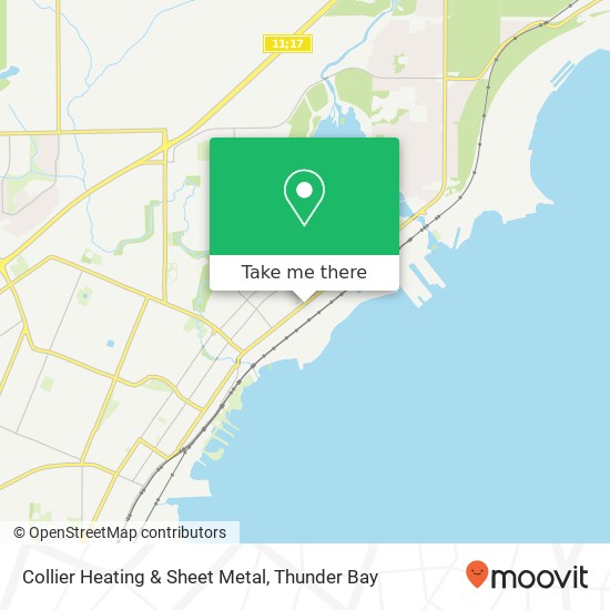 Collier Heating & Sheet Metal map