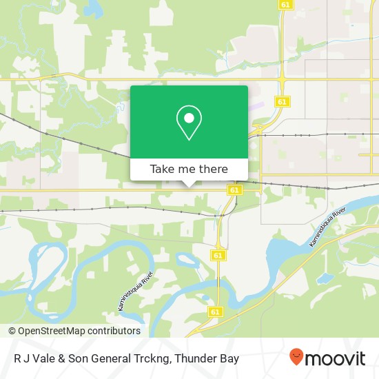 R J Vale & Son General Trckng map