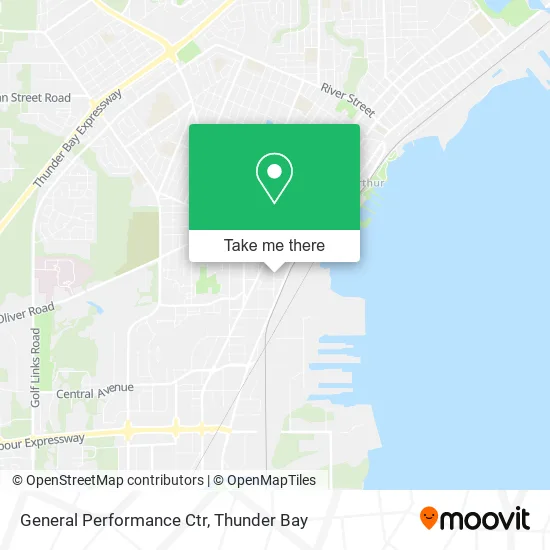 General Performance Ctr map