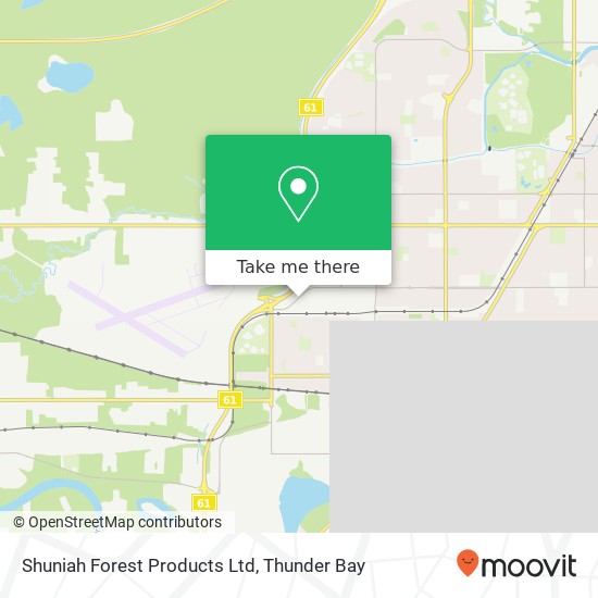 Shuniah Forest Products Ltd map