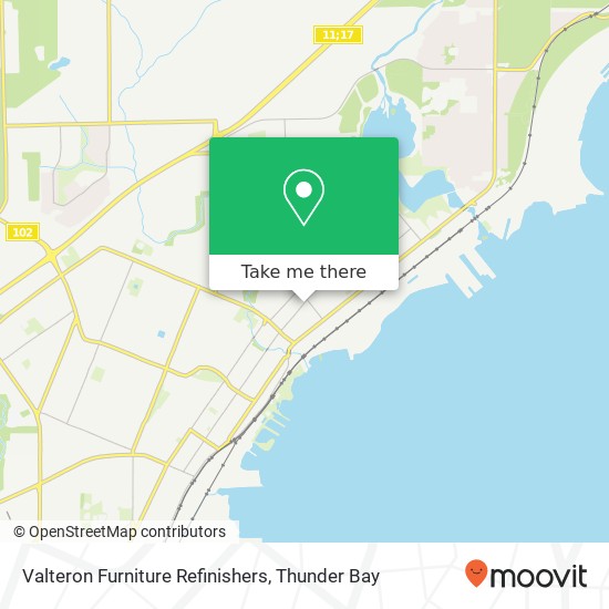 Valteron Furniture Refinishers map