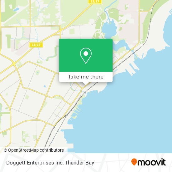 Doggett Enterprises Inc map