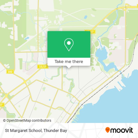 St Margaret School map