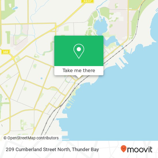 209 Cumberland Street North map
