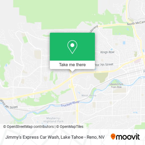 Mapa de Jimmy's Express Car Wash