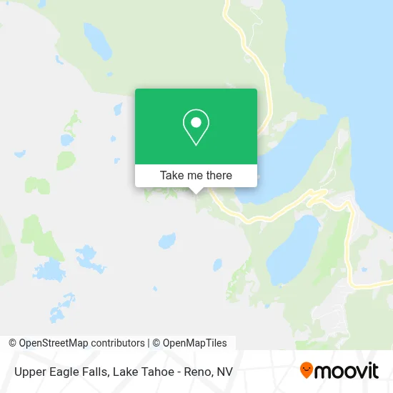 Upper Eagle Falls map