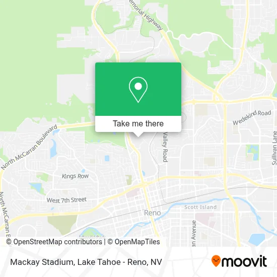 Mackay Stadium map