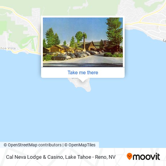 Mapa de Cal Neva Lodge & Casino