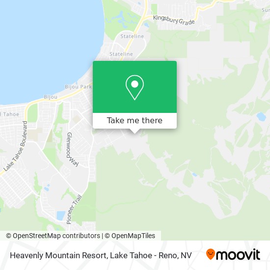 Heavenly Mountain Resort map