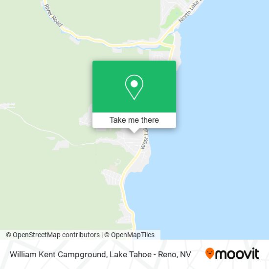 Mapa de William Kent Campground