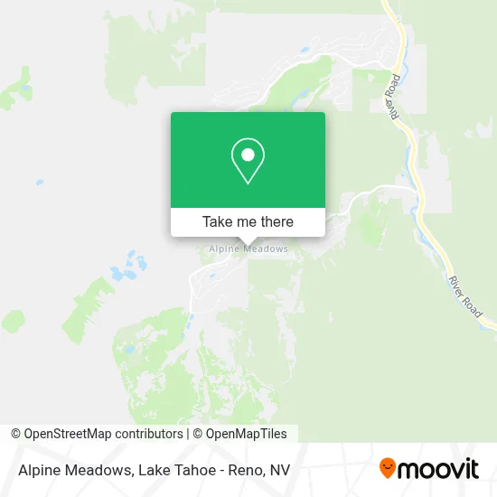 Alpine Meadows map