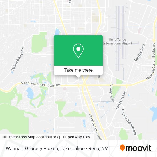 Walmart Grocery Pickup map