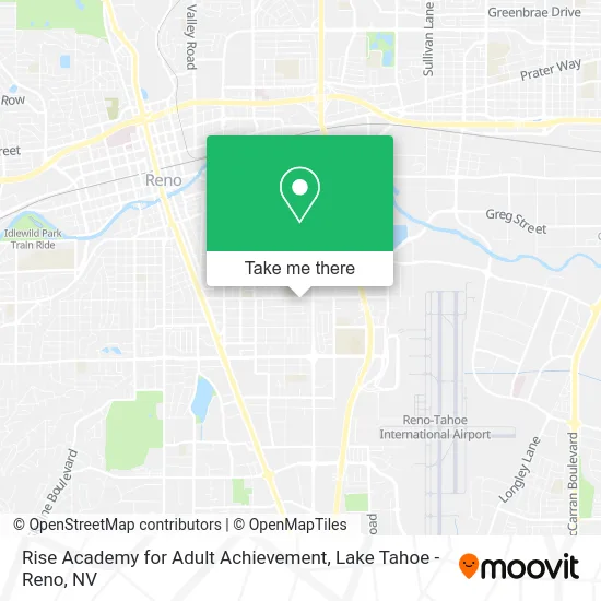 Rise Academy for Adult Achievement map