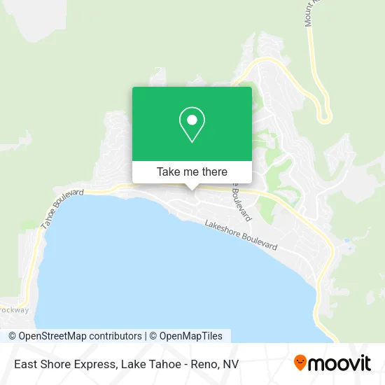East Shore Express map