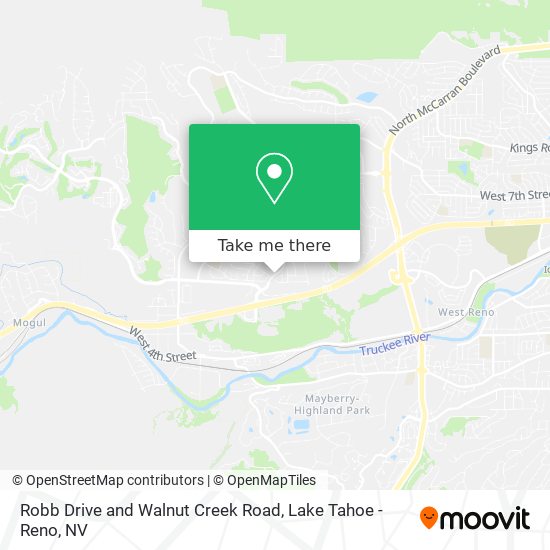 Mapa de Robb Drive and Walnut Creek Road