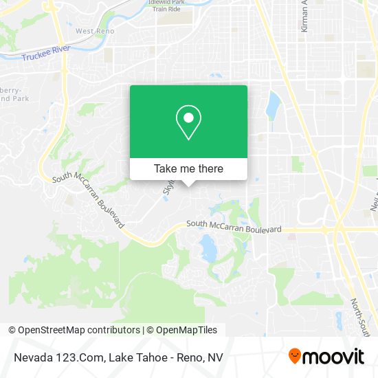 Mapa de Nevada 123.Com