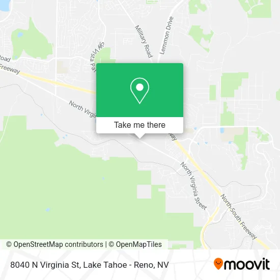 8040 N Virginia St map