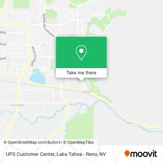 UPS Customer Center map