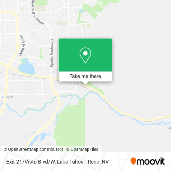 Exit 21/Vista Blvd/W map