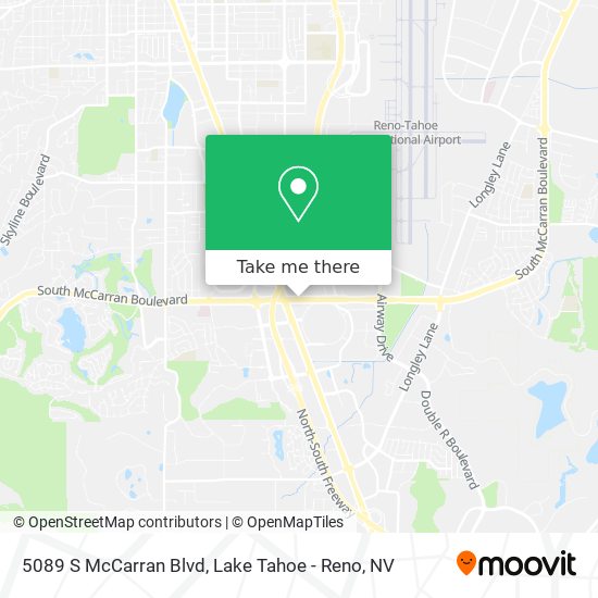 5089 S McCarran Blvd map