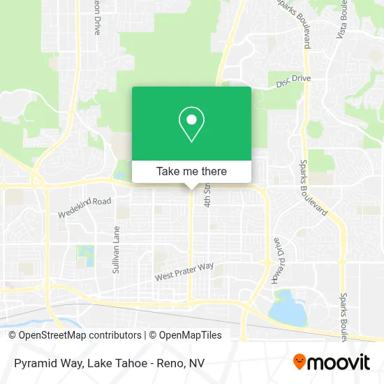 Pyramid Way map