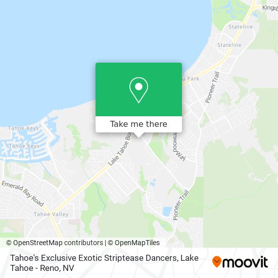 Tahoe's Exclusive Exotic Striptease Dancers map