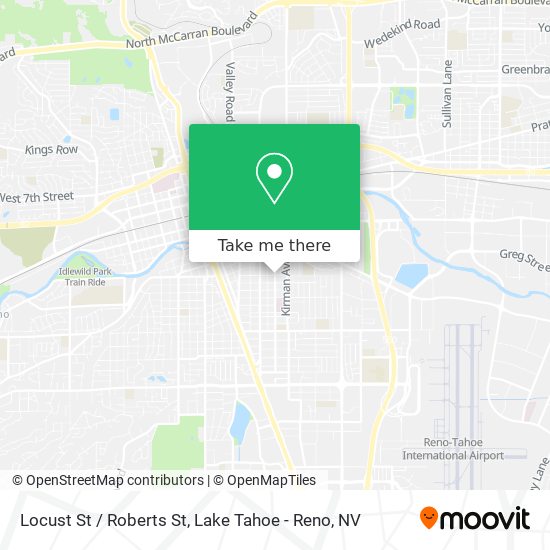Mapa de Locust St / Roberts St