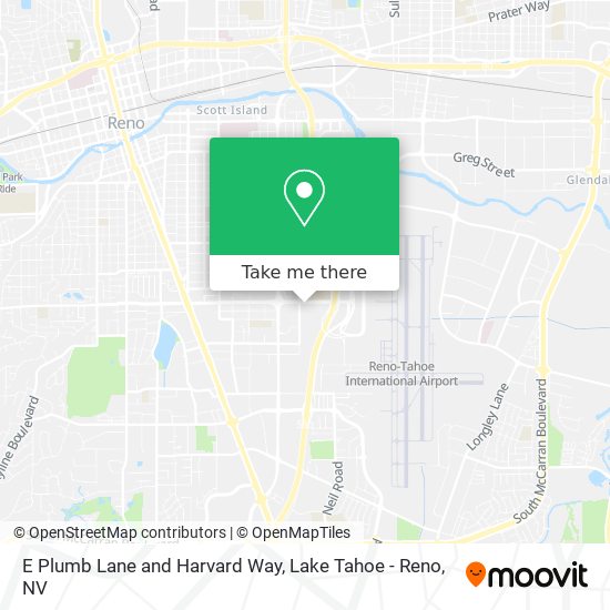 Mapa de E Plumb Lane and Harvard Way