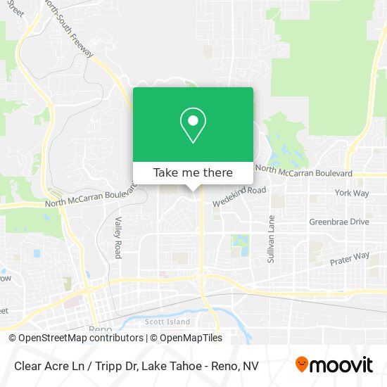 Clear Acre Ln / Tripp Dr map