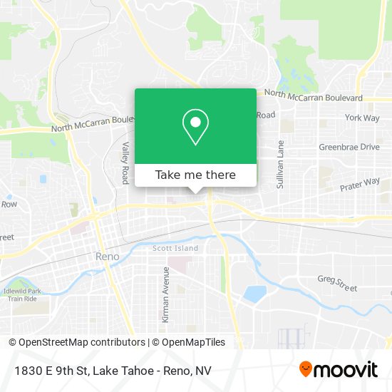 Mapa de 1830 E 9th St
