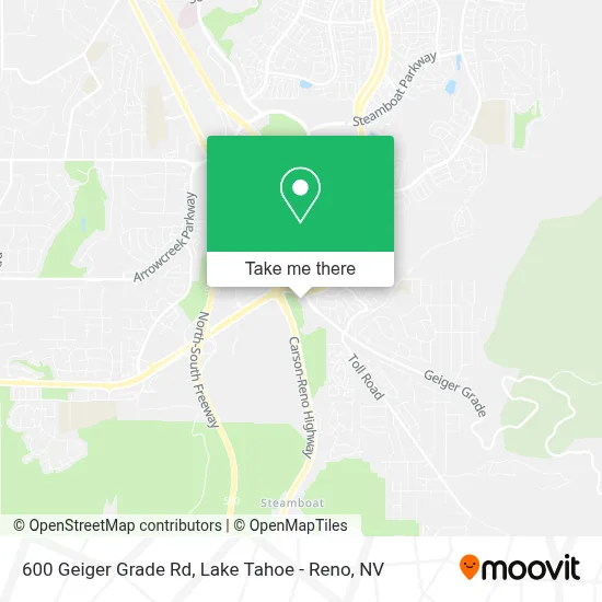 600 Geiger Grade Rd map