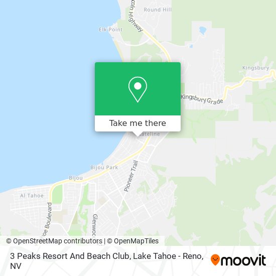 Mapa de 3 Peaks Resort And Beach Club