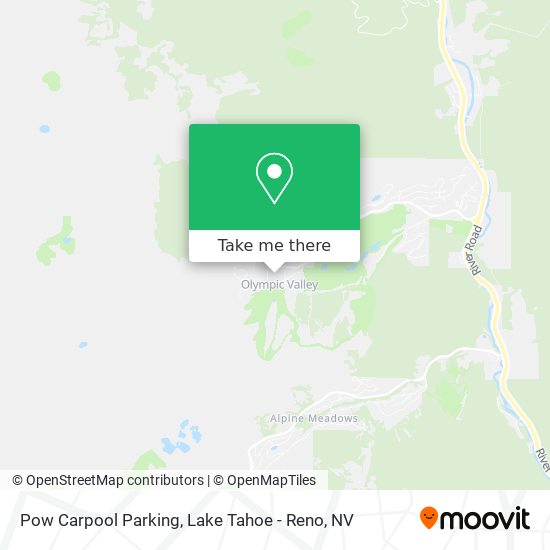 Pow Carpool Parking map
