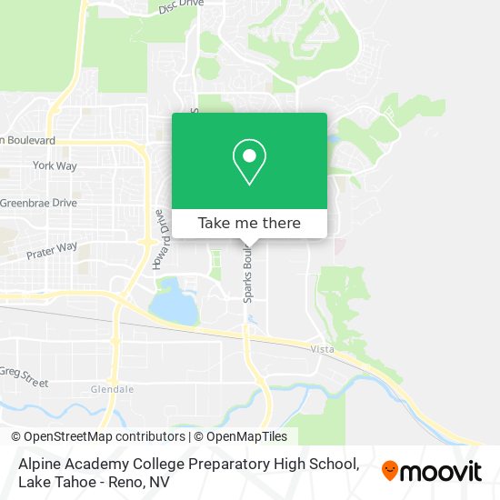 Alpine Academy College Preparatory High School map