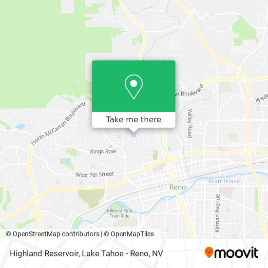 Mapa de Highland Reservoir