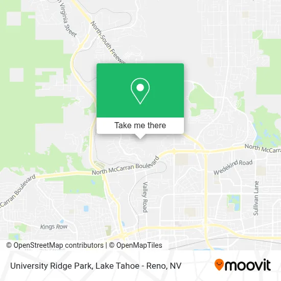 University Ridge Park map