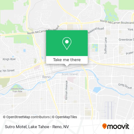 Mapa de Sutro Motel