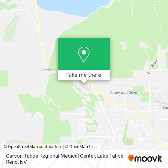 Carson-Tahoe Regional Medical Center map