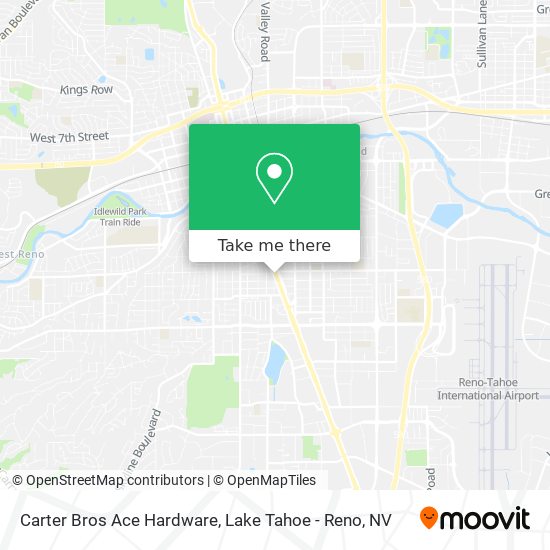 Carter Bros Ace Hardware map