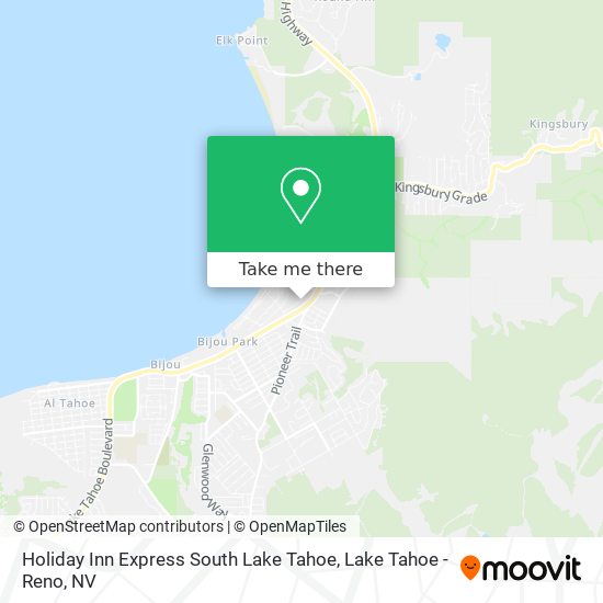 Mapa de Holiday Inn Express South Lake Tahoe