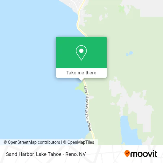 Sand Harbor map