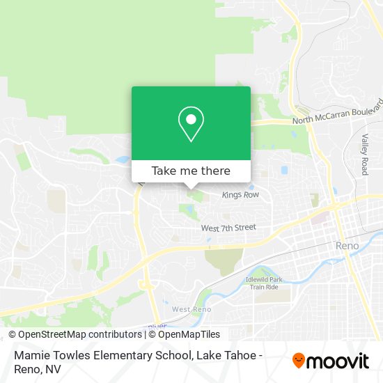 Mamie Towles Elementary School map
