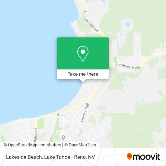 Lakeside Beach map